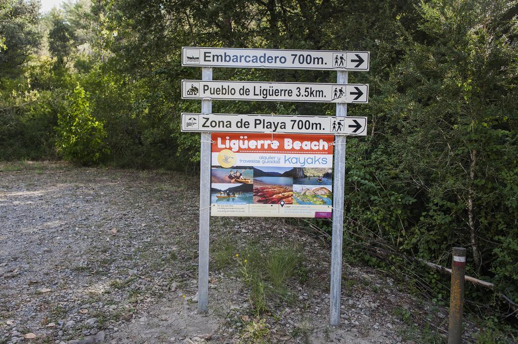 Camping & Bungalows Ligueerre De Cinca Bagian luar foto