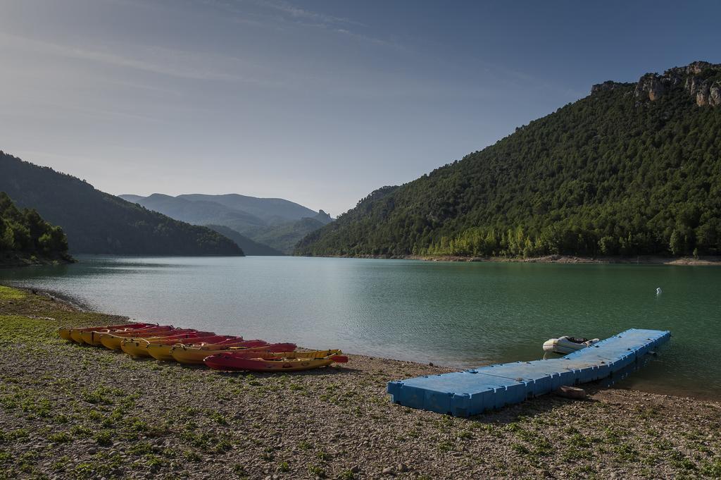 Camping & Bungalows Ligueerre De Cinca Bagian luar foto